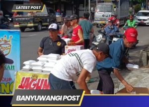 Gelar Aksi Jumat Berkah, Grup KING Genteng Menggalang Pahala Dengan Berbagi NAS-BUNG