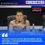Polresta Banyuwangi Gelar Rakor Lintas Sektoral, Pastikan Kesiapan Pengamanan Nataru 2025/2026