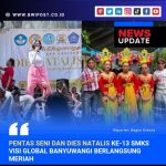 Pentas Seni dan Dies Natalis ke-13 SMKS Visi Global Banyuwangi Berlangsung Meriah